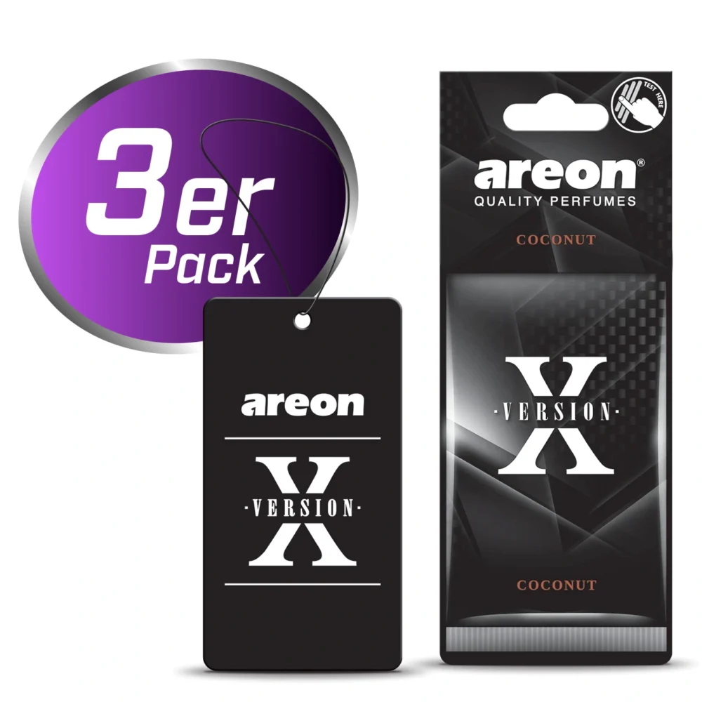 Areon X-Version Coconut AXV04 3er Pack